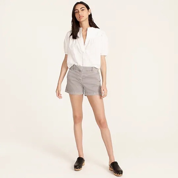 J. Crew Gray Chino Shorts | Size 4 - Picture 1 of 5